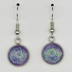 Purple Dream Fine Glitter Earrings